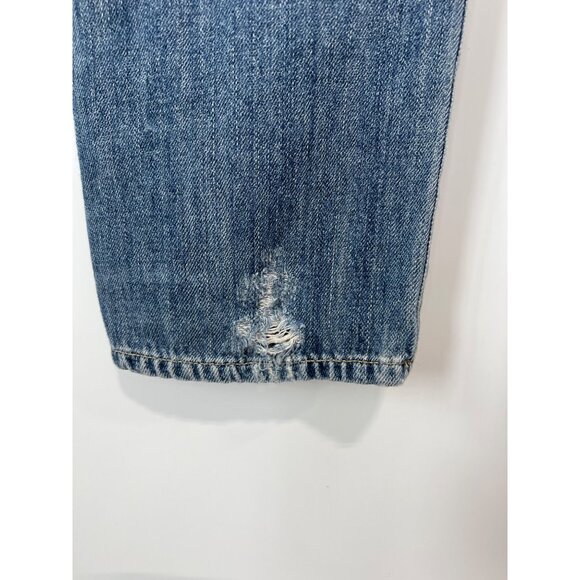 Citizens Of Humanity Corey Slouchy Slim Jeans Size 27 Distressed Blue Premium De - Picture 15 of 16